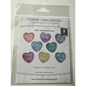 Cheery Lynn Design B675 - Sweetheart Candy Rubber Stamp